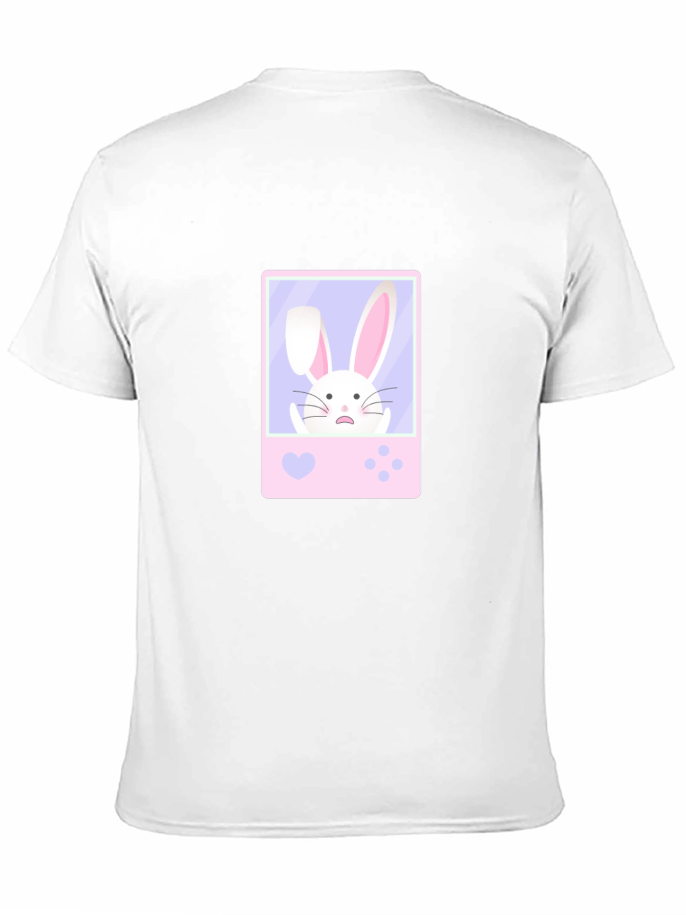 Cute Bunny Game Black T-Shirt