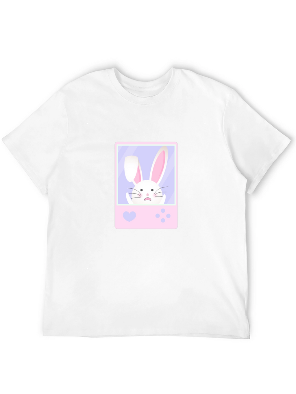 Cute Bunny Game Black T-Shirt
