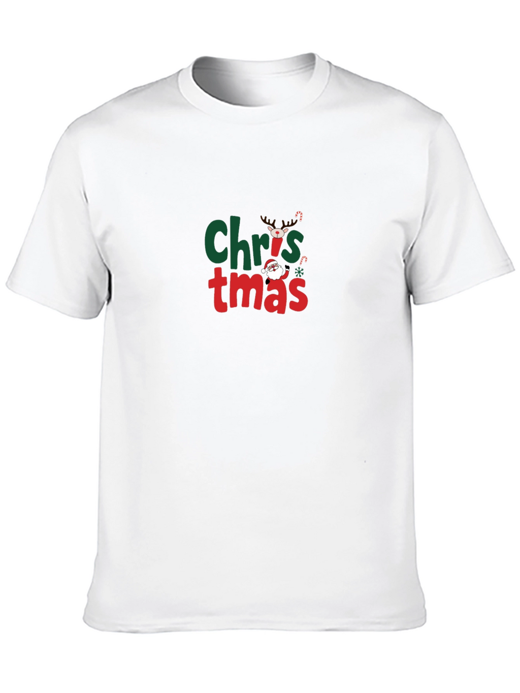 Christmas Graphic T-Shirt - Black