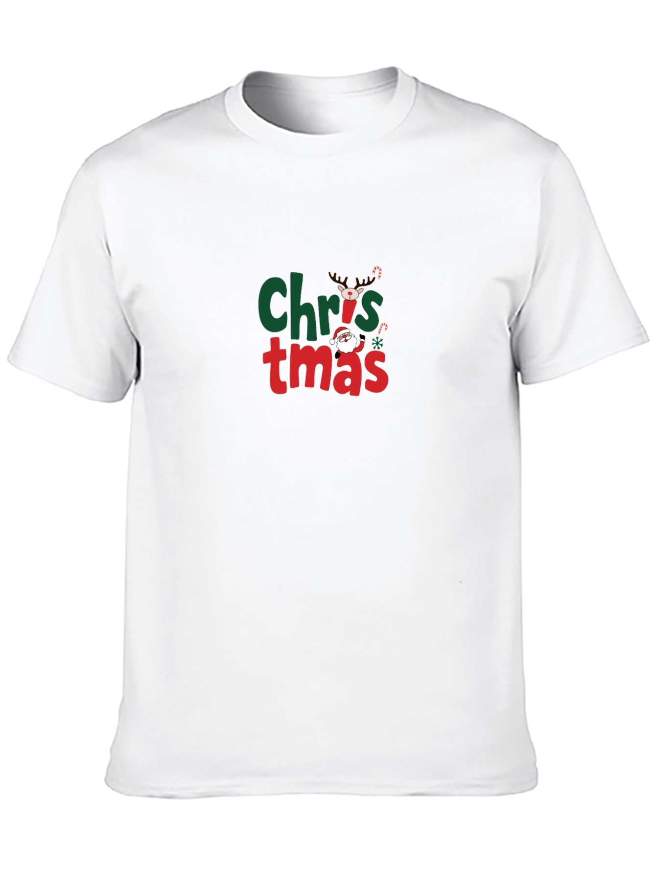 Christmas Graphic T-Shirt - Black