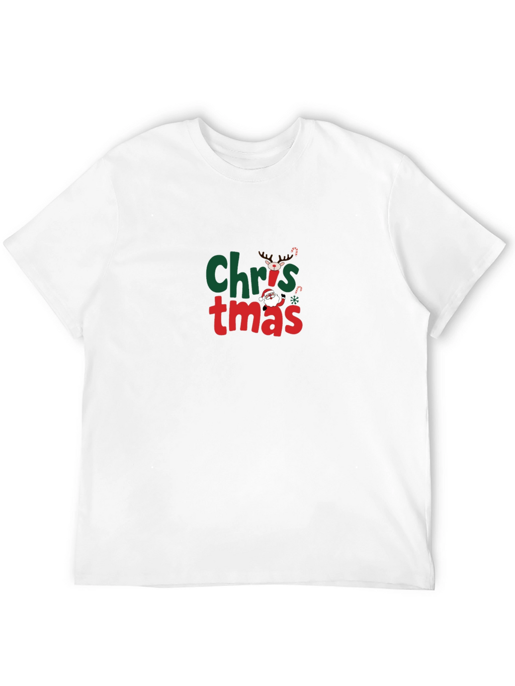 Christmas Graphic T-Shirt - Black