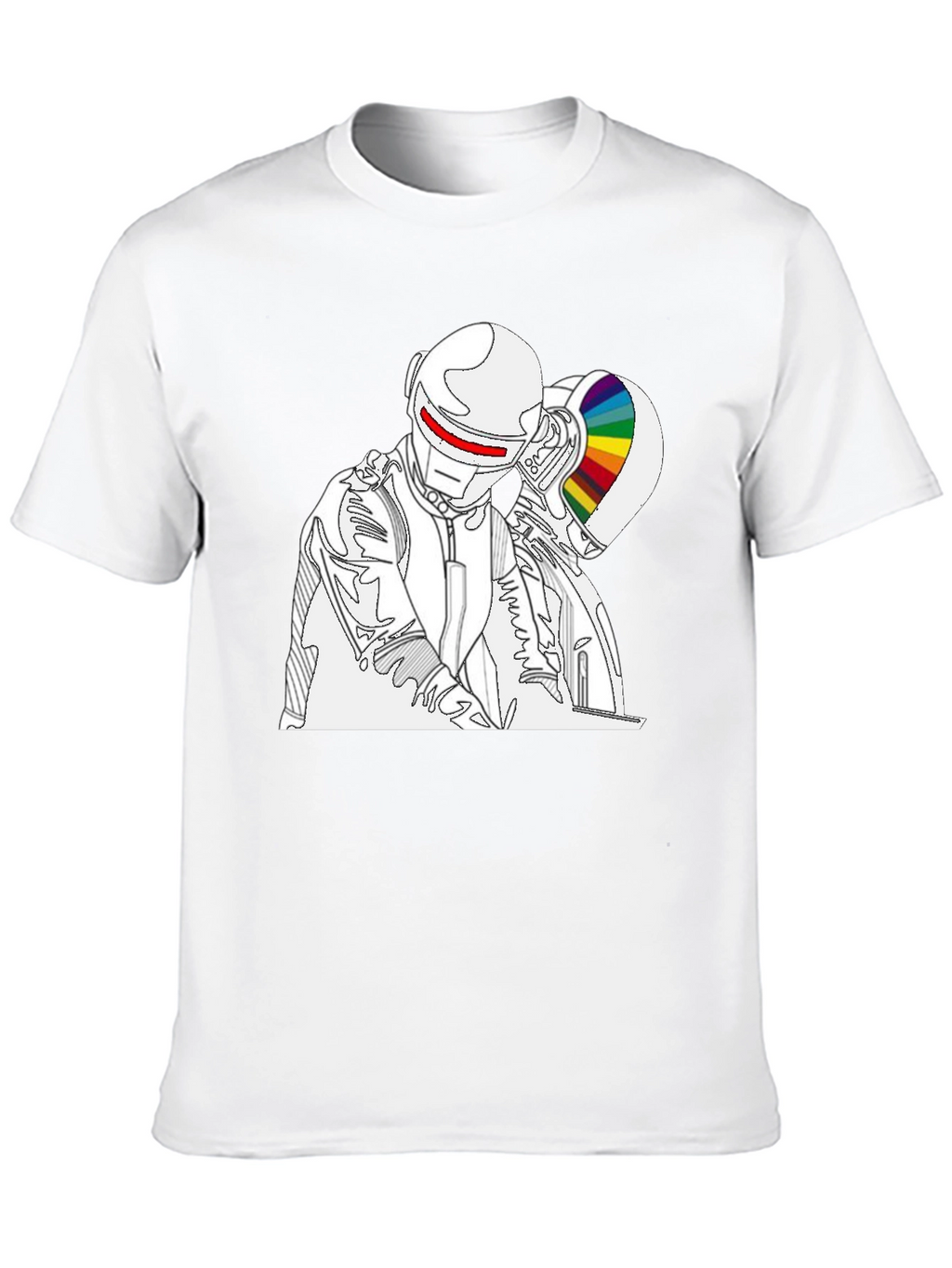 Daft Punk Inspired T-Shirt - Black