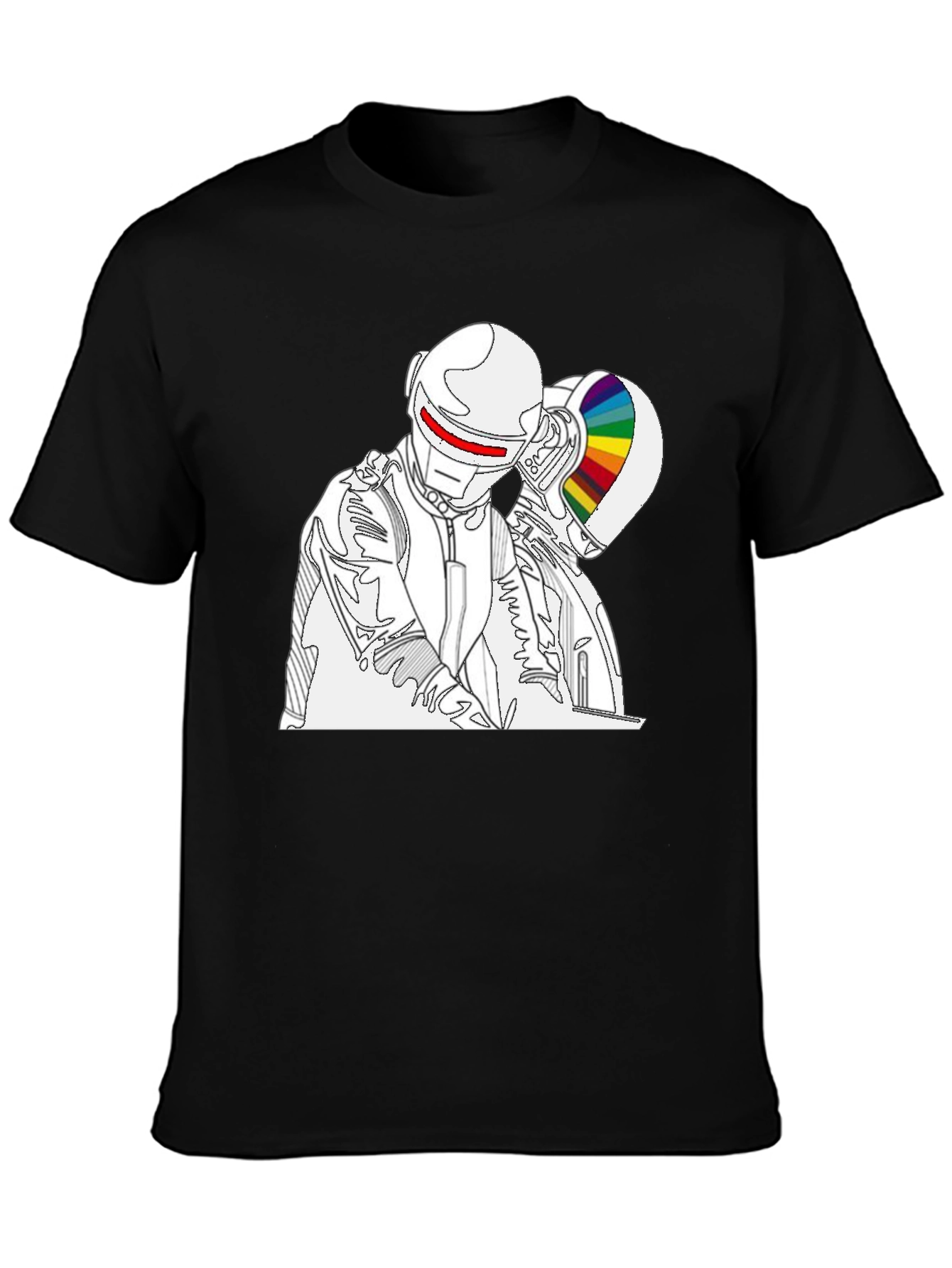 Daft Punk Inspired T-Shirt - Black