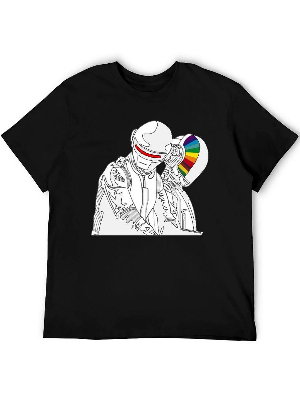 Daft Punk Inspired T-Shirt - Black