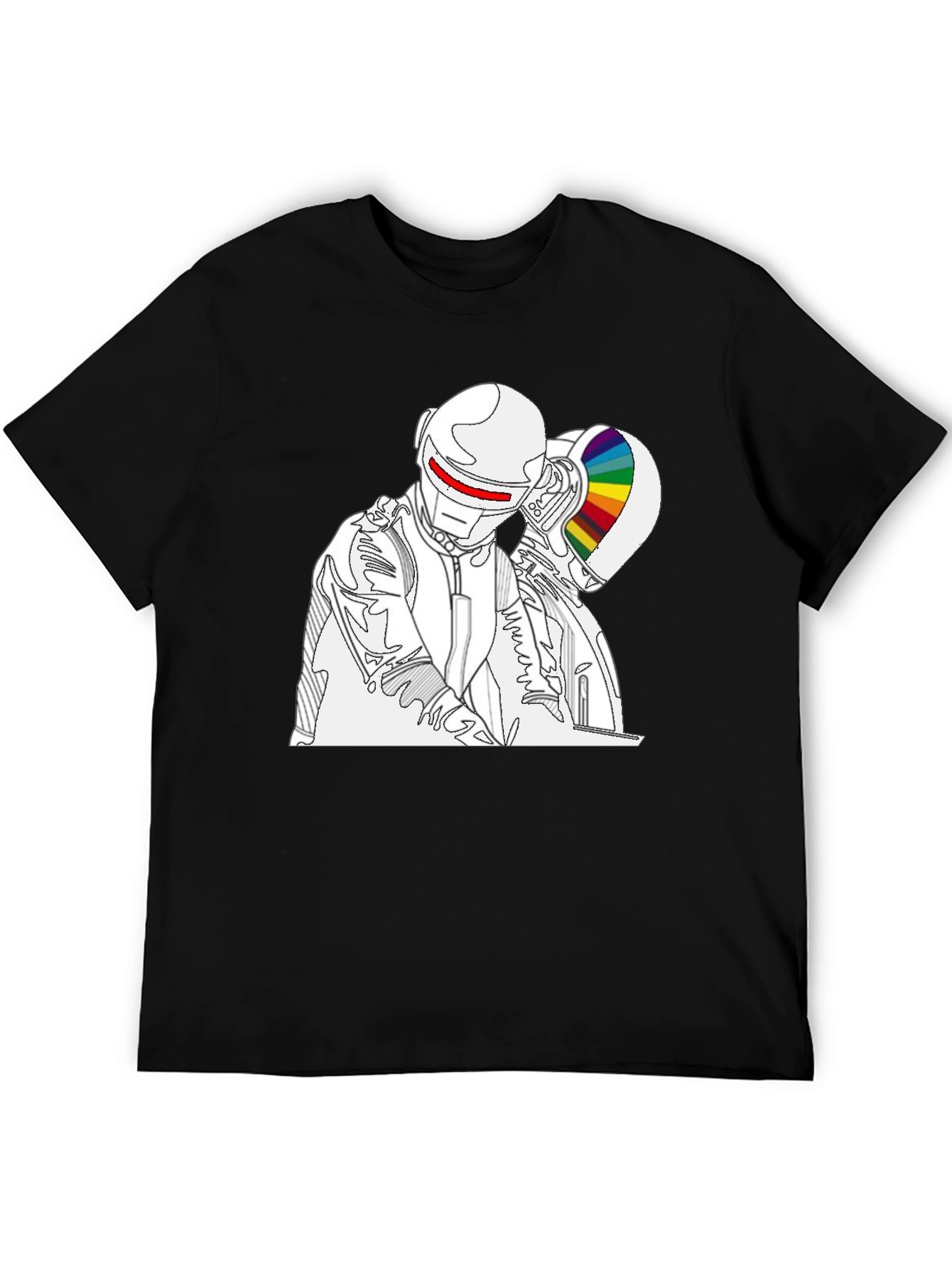 Daft Punk Inspired T-Shirt - Black