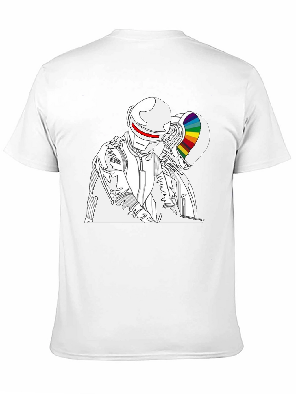 Daft Punk Inspired T-Shirt - Black