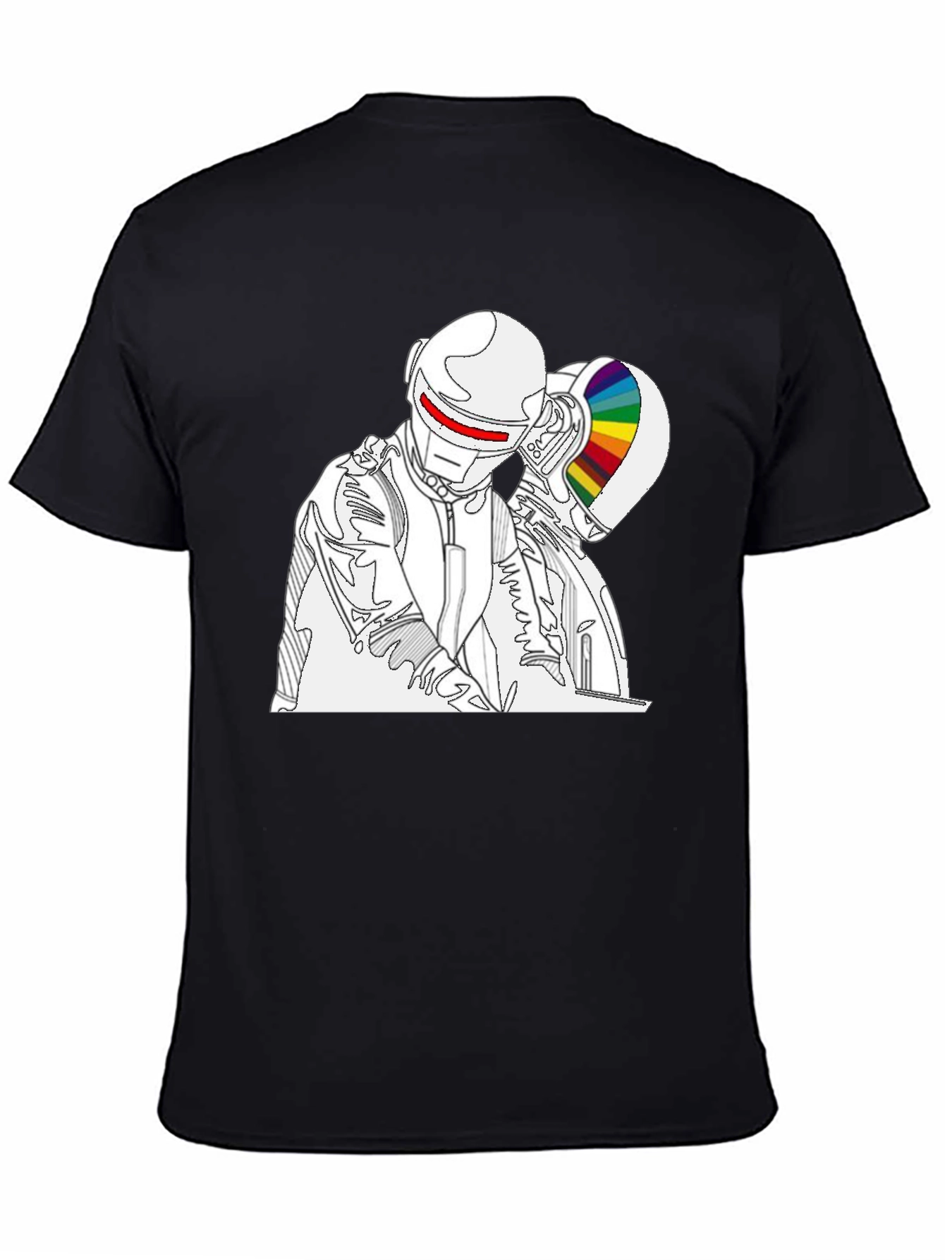 Daft Punk Inspired T-Shirt - Black