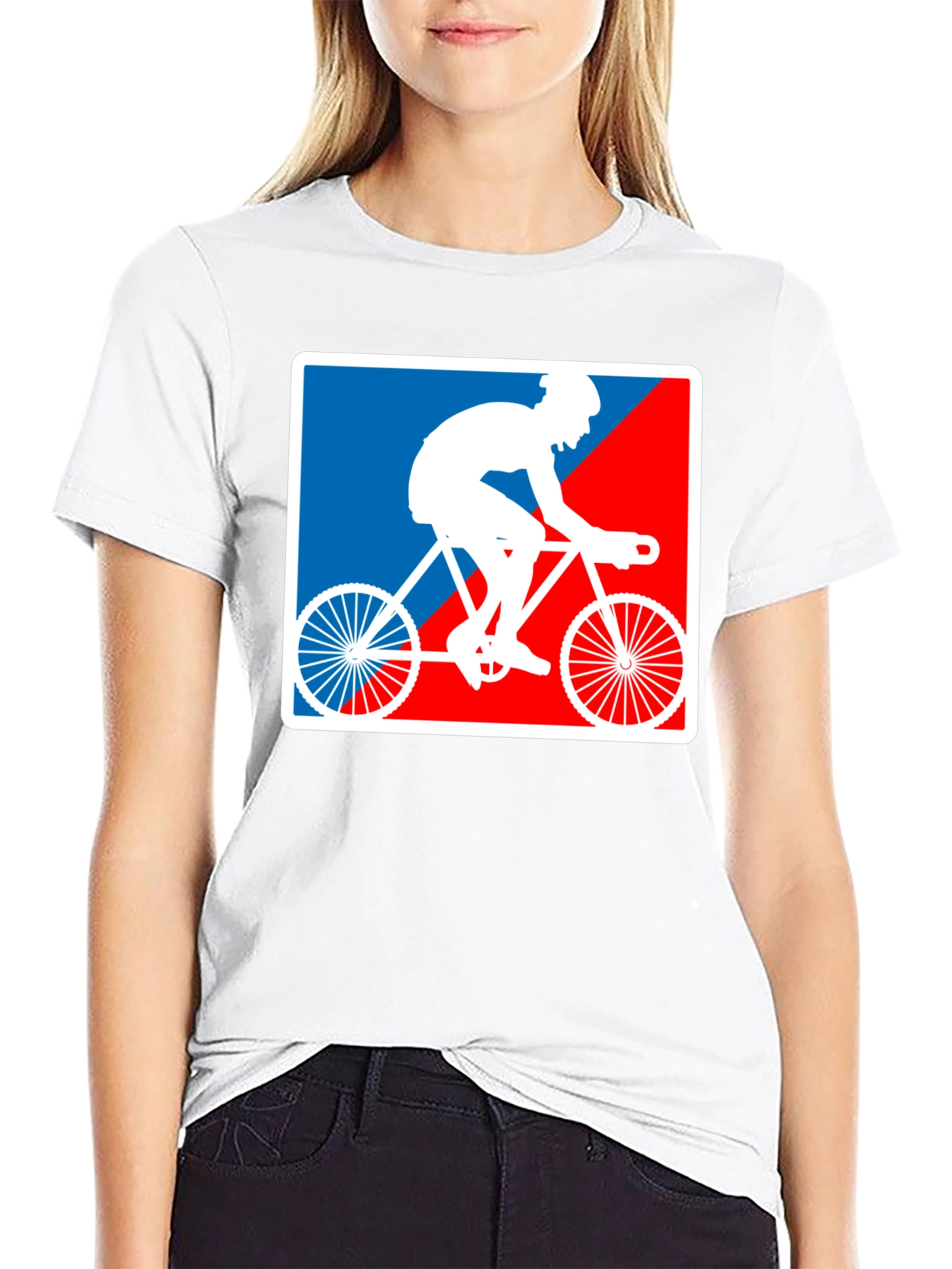 Cyclist Graphic T-Shirt - Sporty Style
