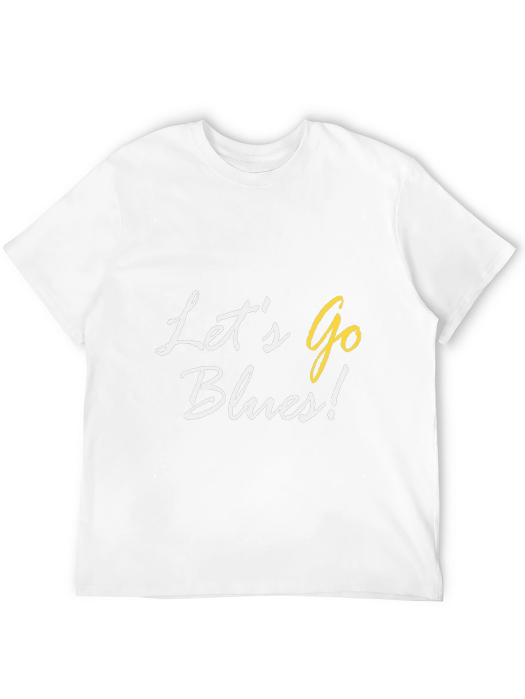 Lets Go Blues! Black Graphic Tee