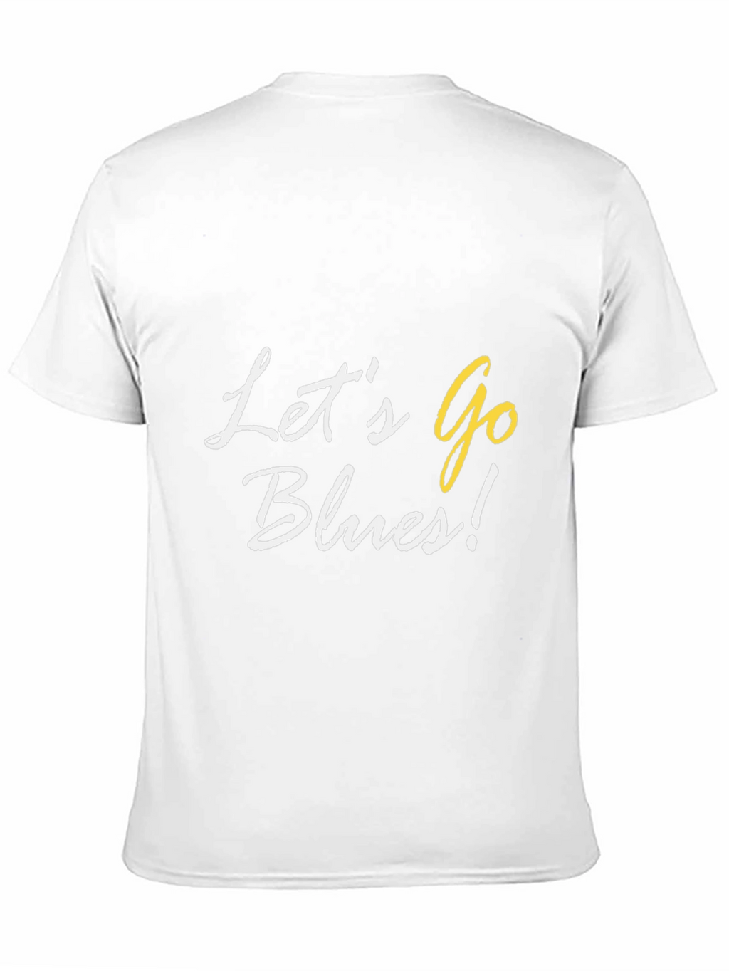 Lets Go Blues! Black Graphic Tee