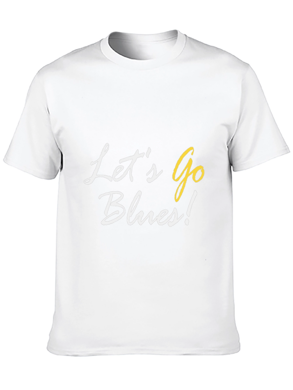 Lets Go Blues! Black Graphic Tee