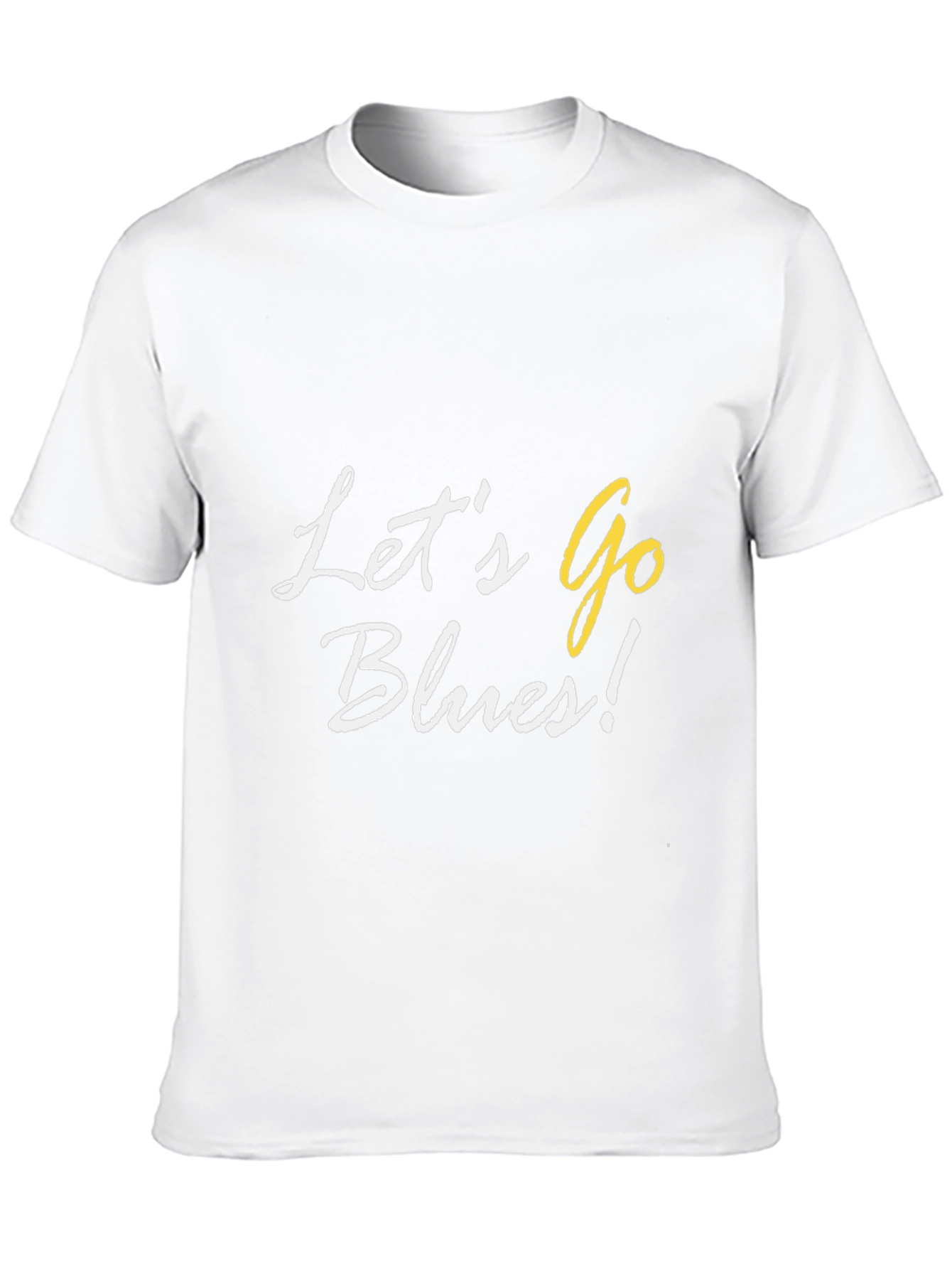 Lets Go Blues! Black Graphic Tee