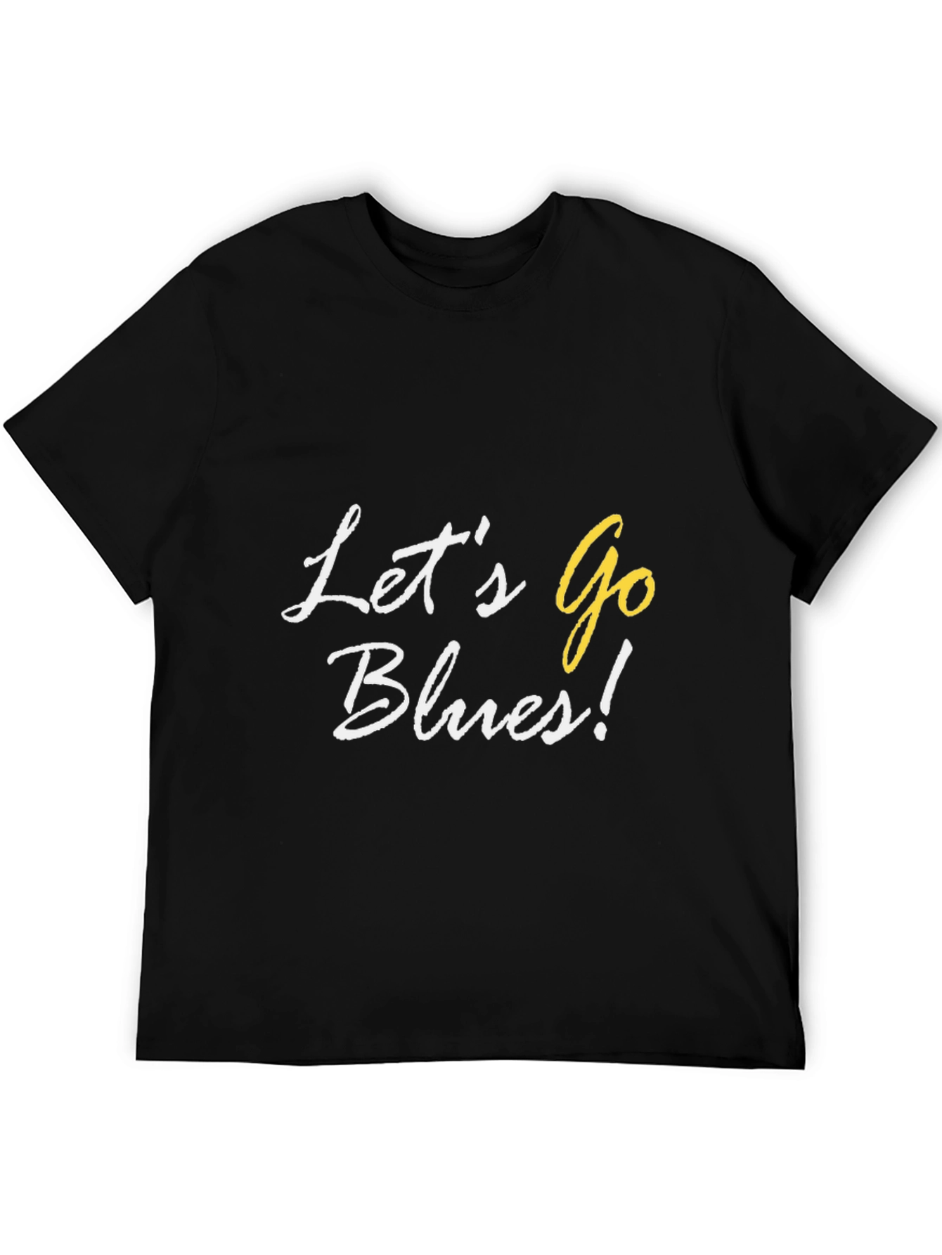 Lets Go Blues! Black Graphic Tee