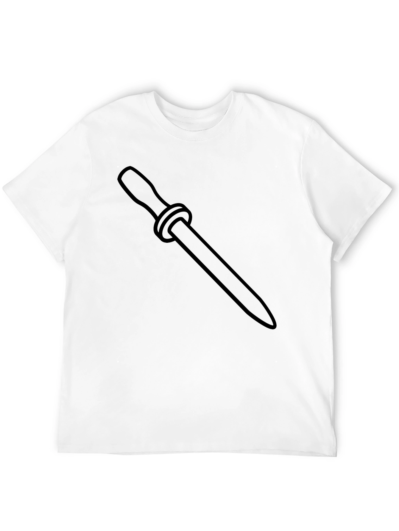 Black Pipette Graphic T-Shirt - Science Geek Apparel
