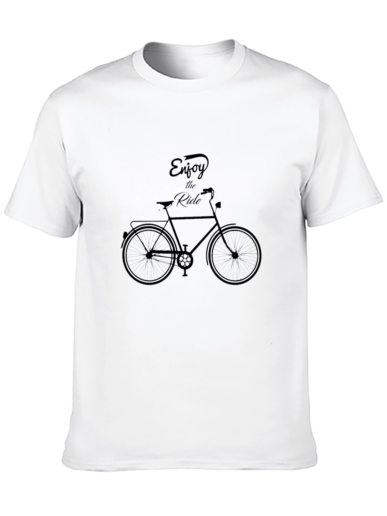 Enjoy The Ride Bicycle Graphic T-Shirt