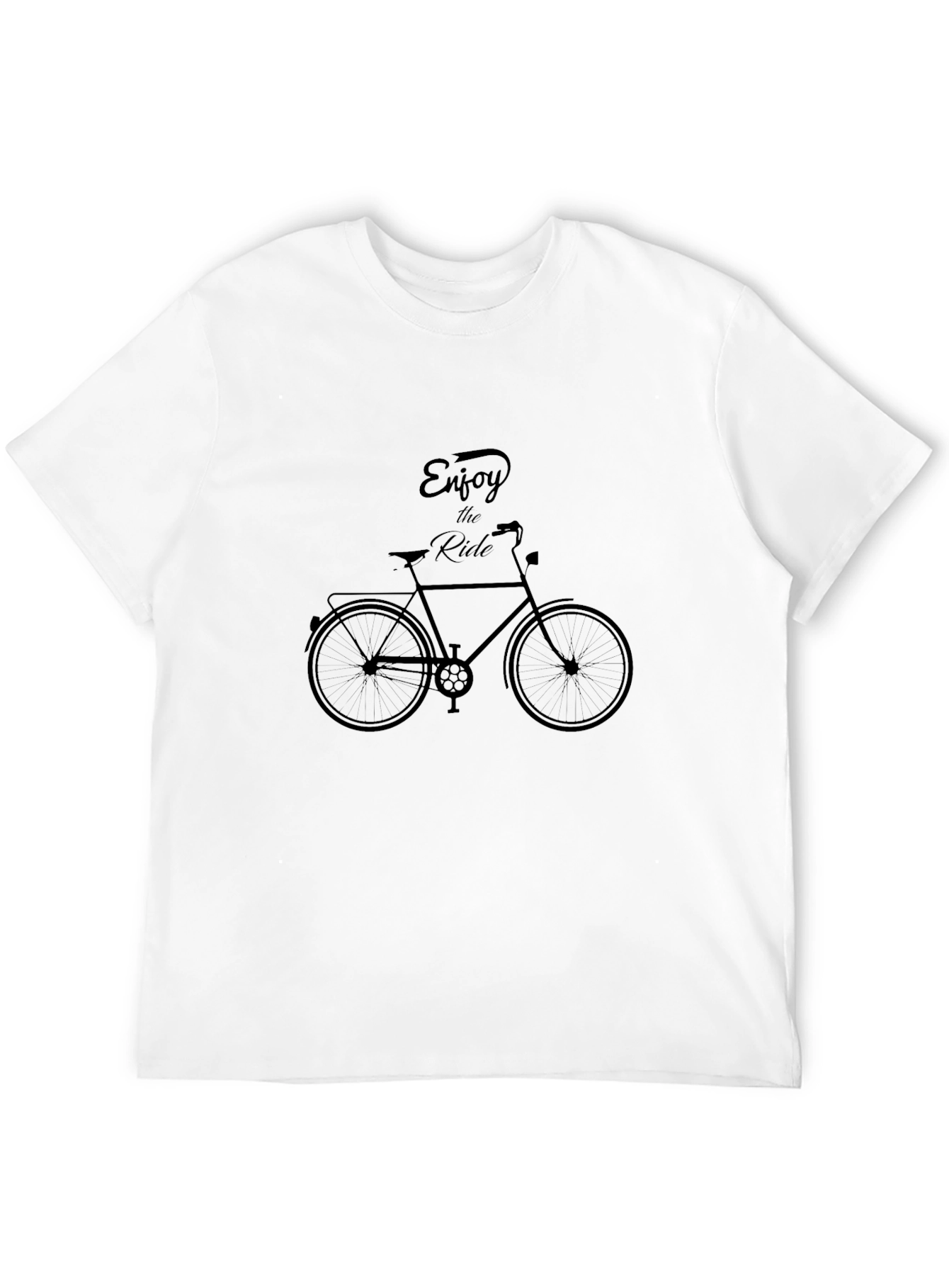 Enjoy The Ride Bicycle Graphic T-Shirt