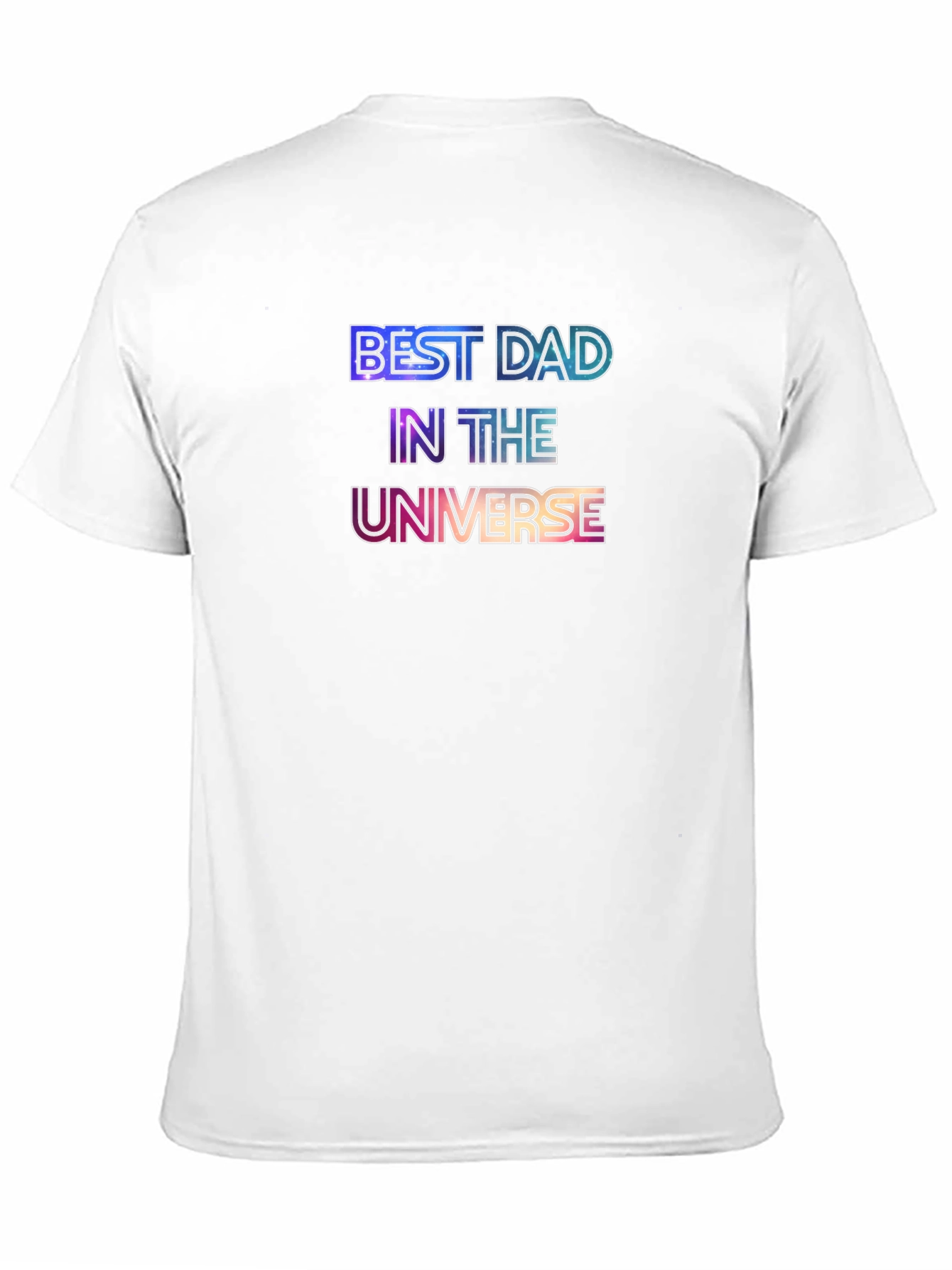Best Dad in the Universe Black T-Shirt