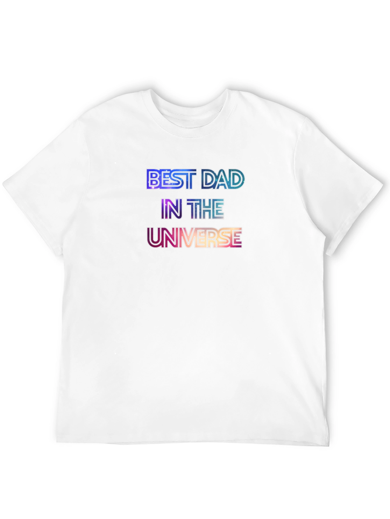 Best Dad in the Universe Black T-Shirt