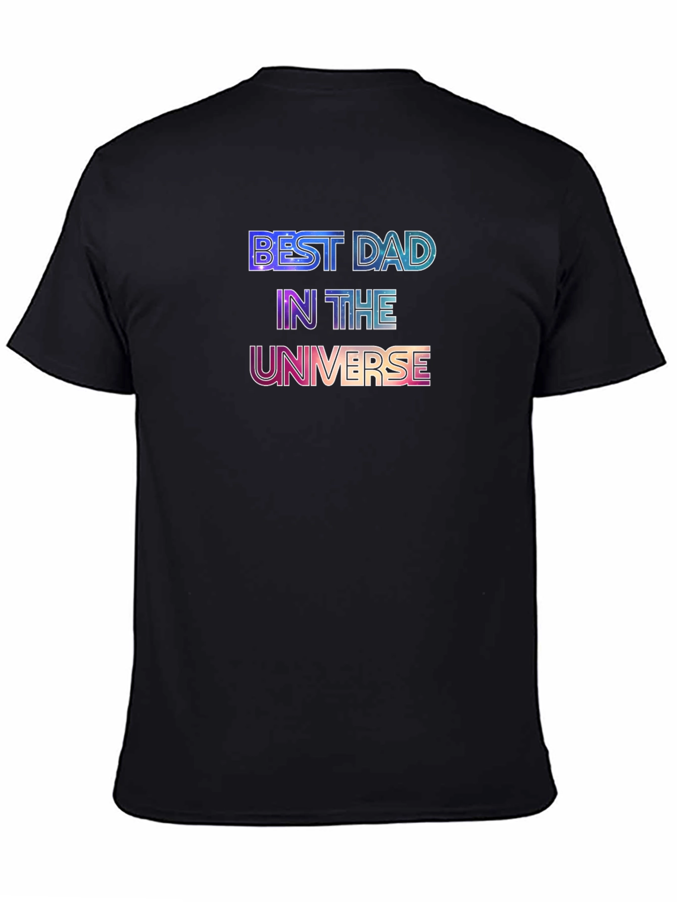 Best Dad in the Universe Black T-Shirt