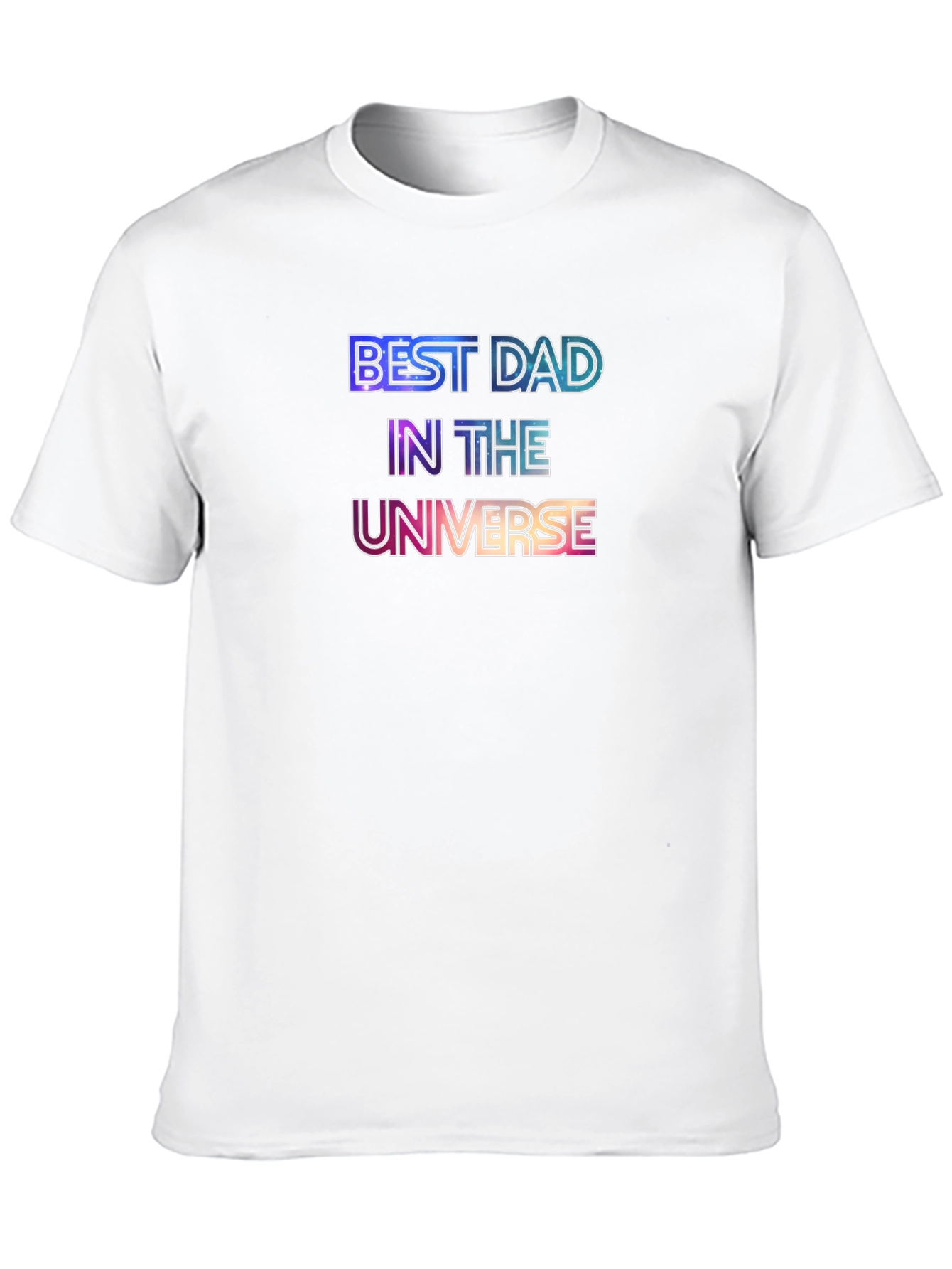 Best Dad in the Universe Black T-Shirt