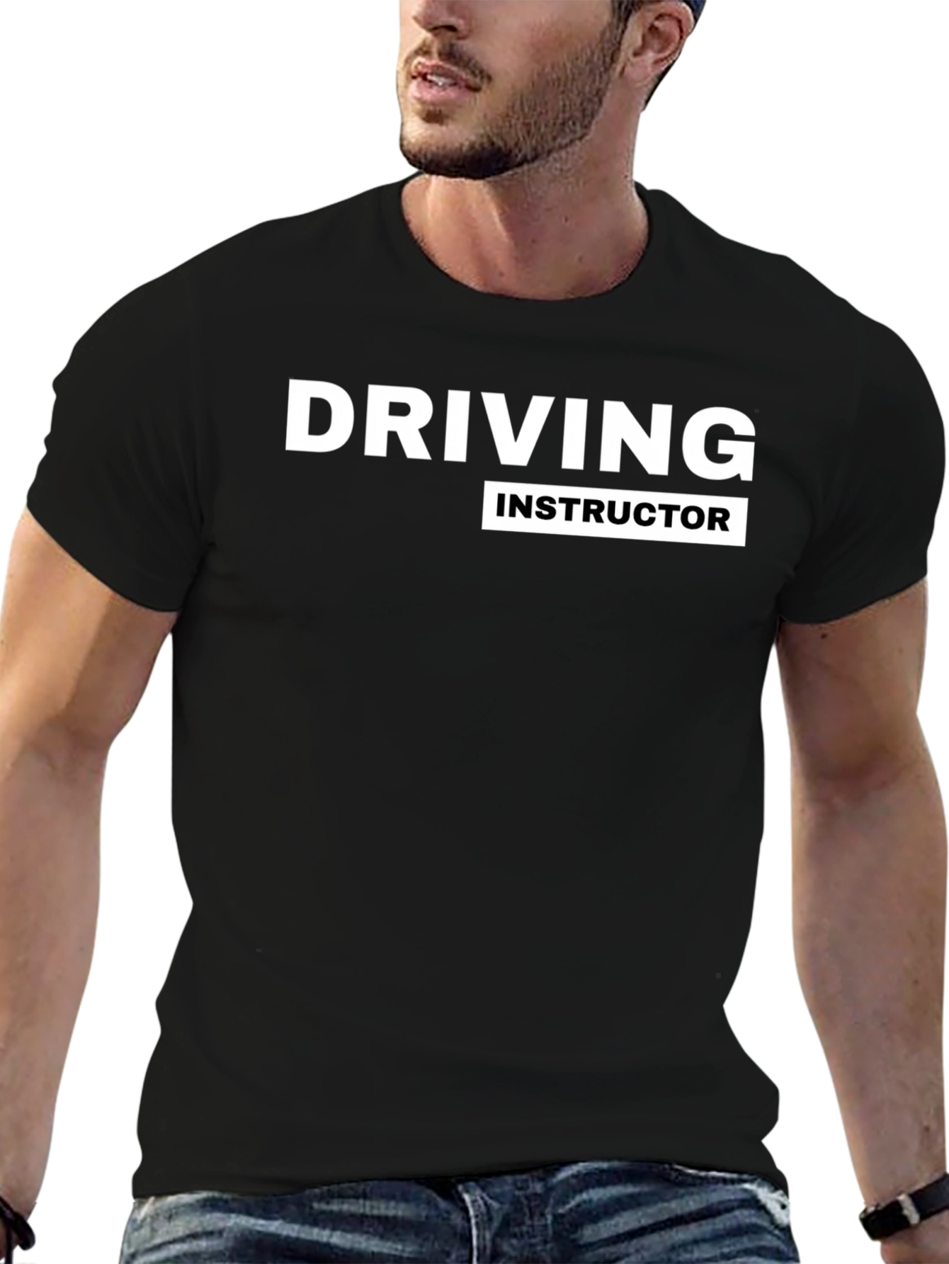 Driving Instructor Black T-Shirt