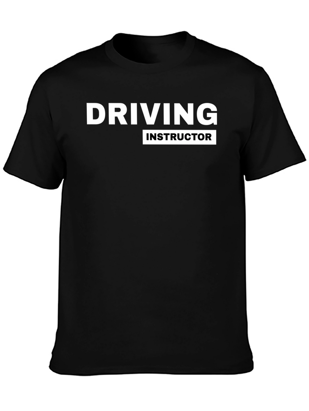 Driving Instructor Black T-Shirt