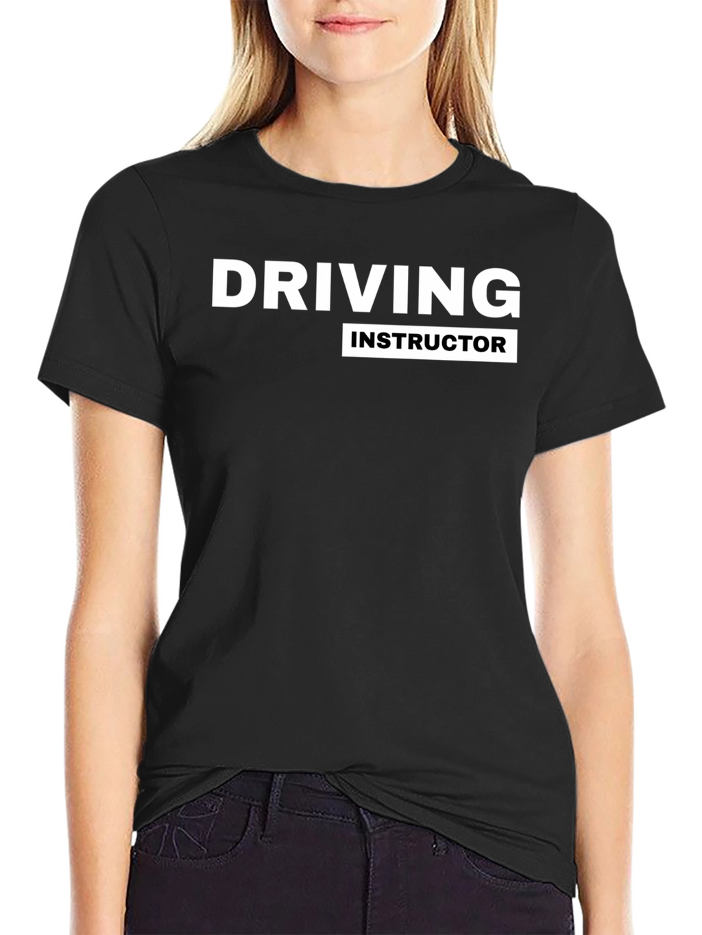 Driving Instructor Black T-Shirt