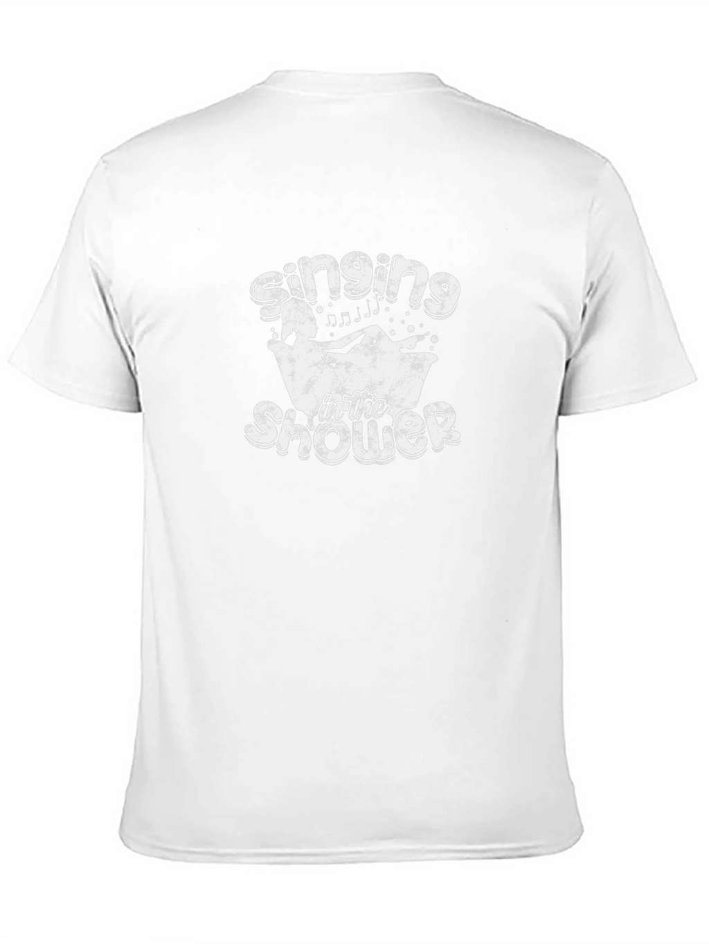 Singing In The Shower Black Cotton Tee