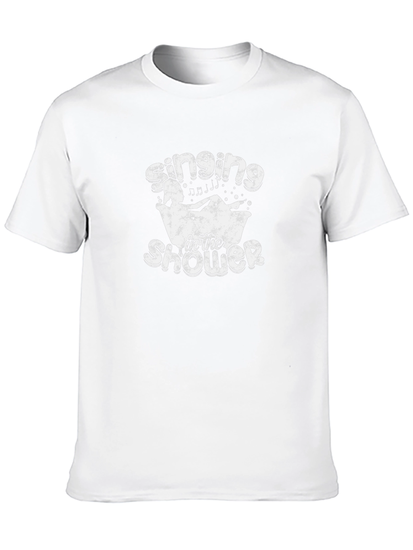 Singing In The Shower Black Cotton Tee