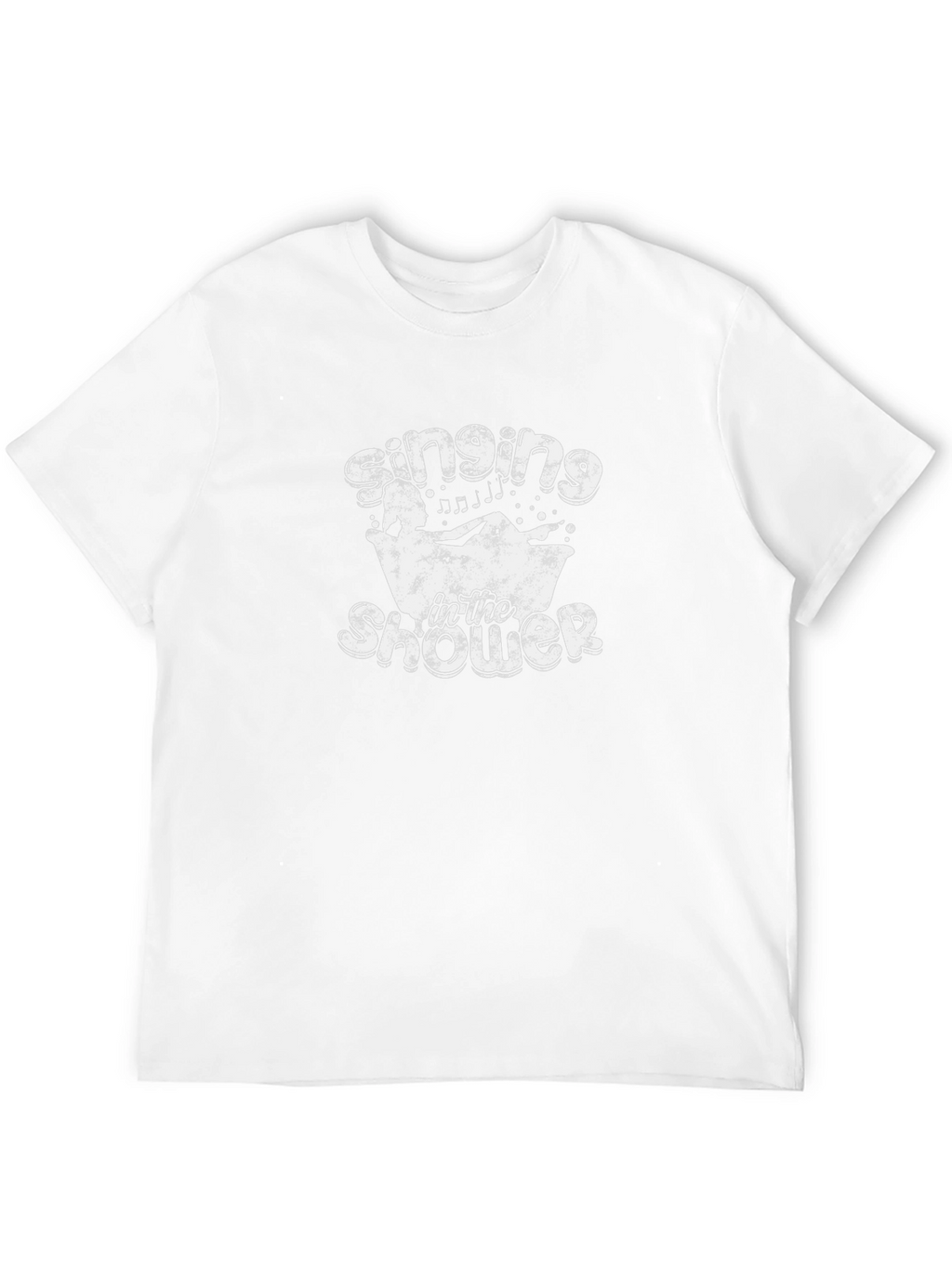 Singing In The Shower Black Cotton Tee