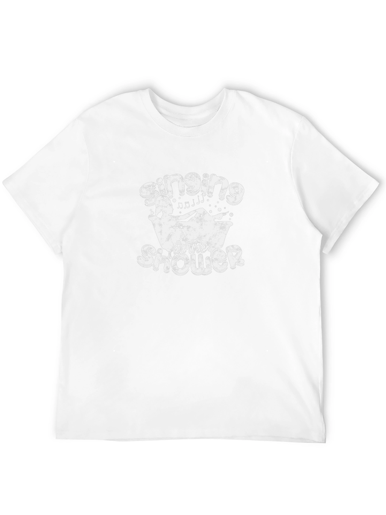 Singing In The Shower Black Cotton Tee