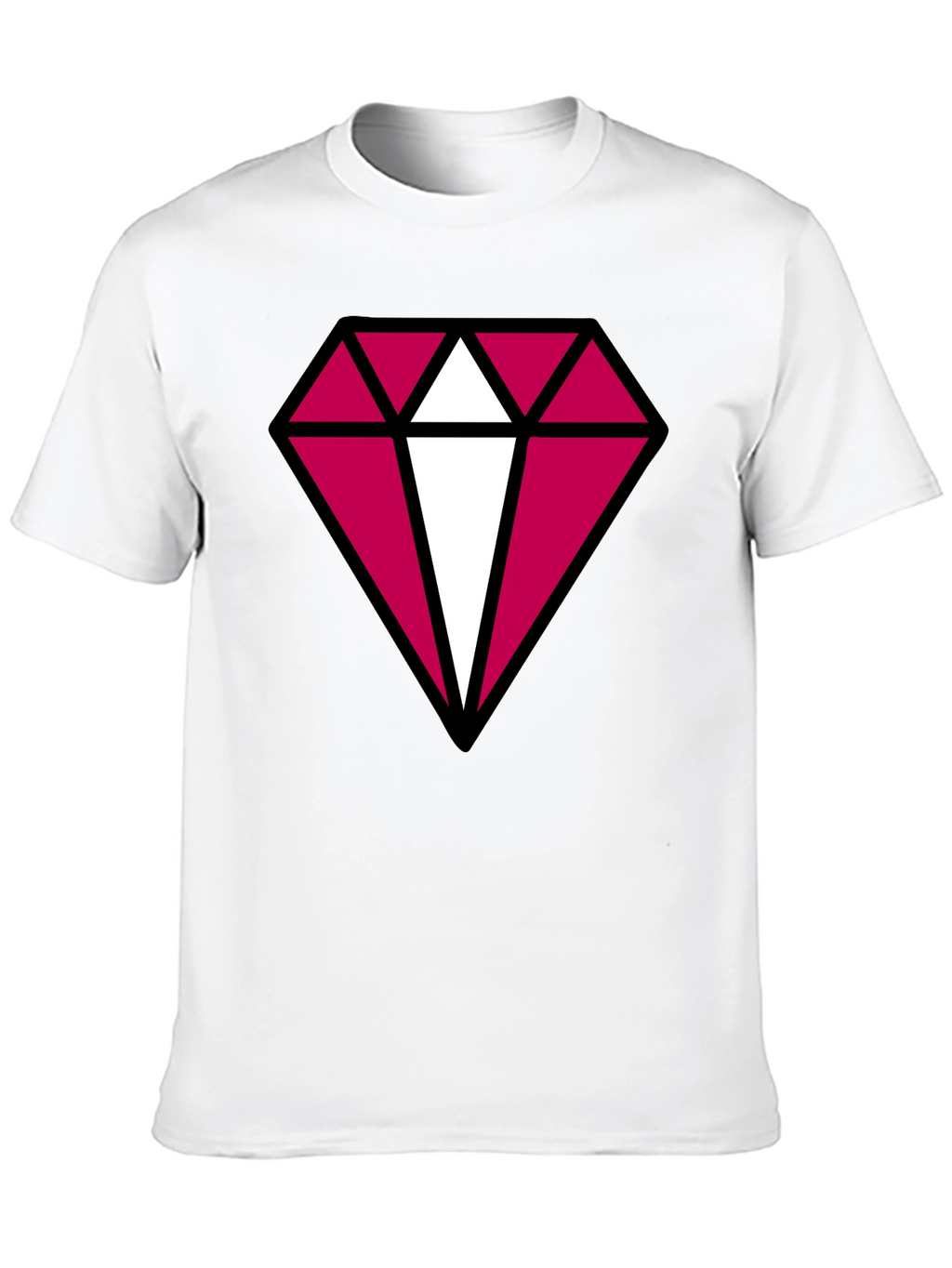 Diamond Graphic Black T-Shirt