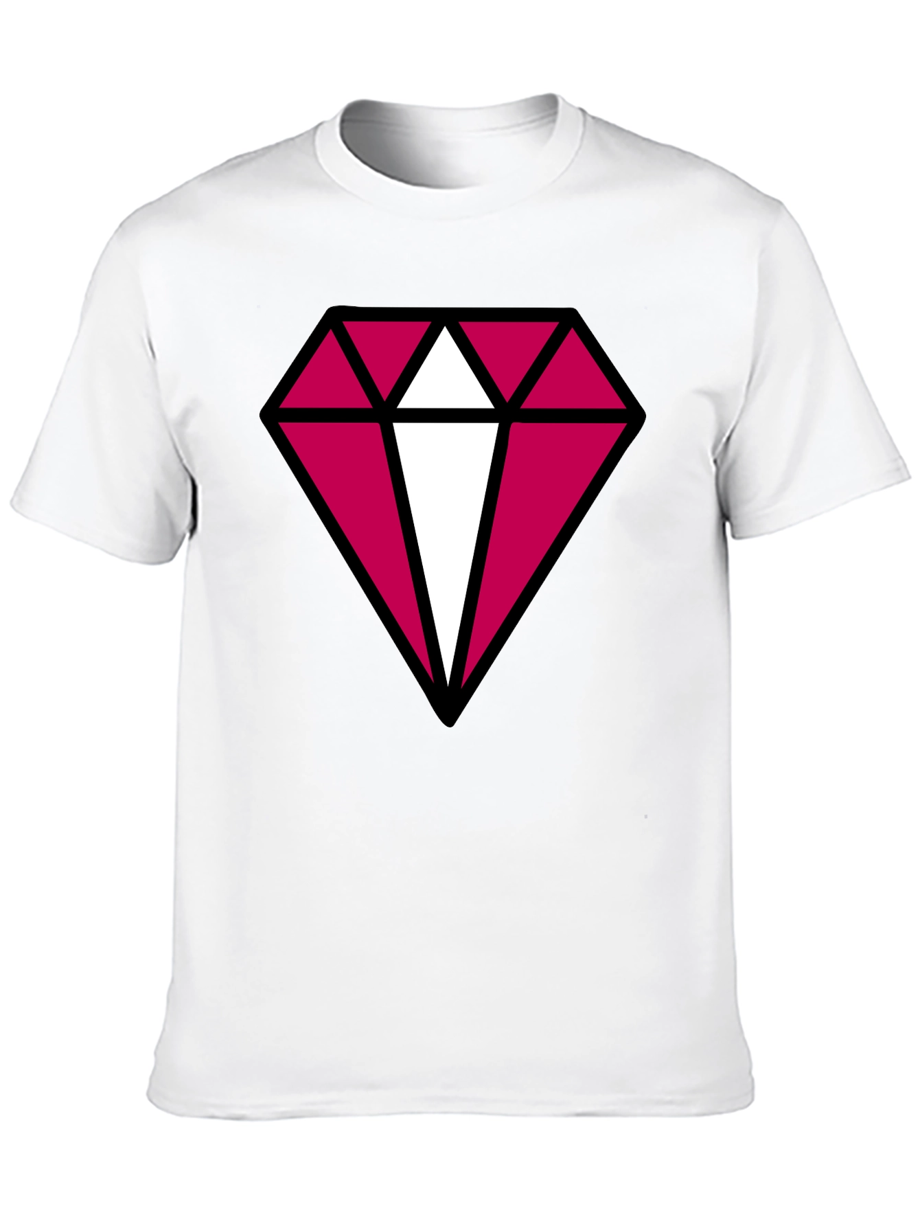 Diamond Graphic Black T-Shirt