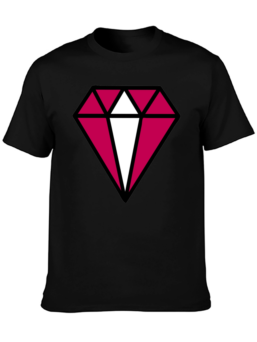 Diamond Graphic Black T-Shirt
