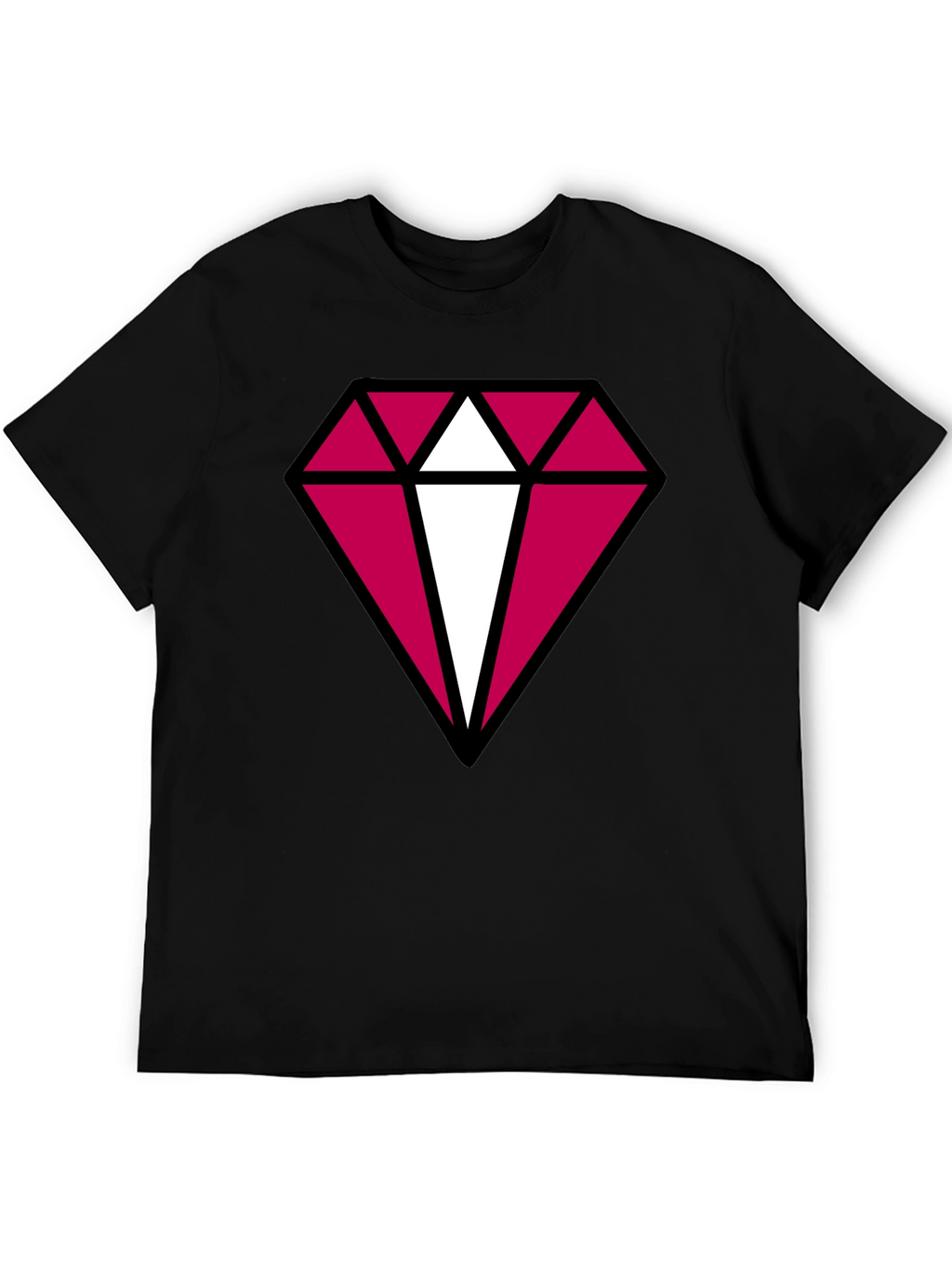 Diamond Graphic Black T-Shirt