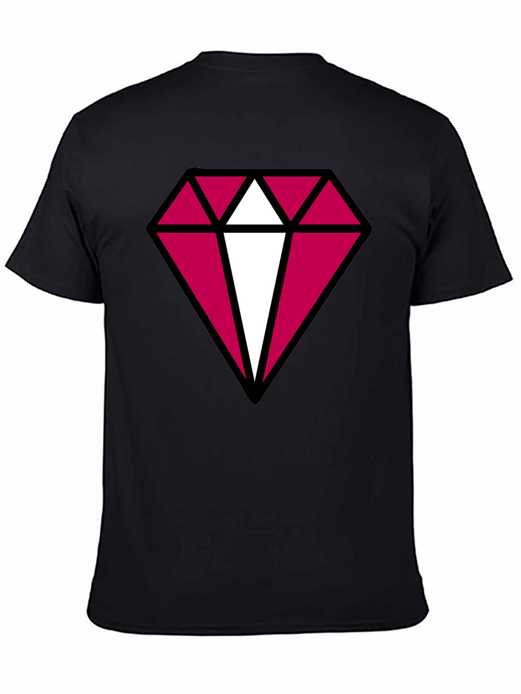 Diamond Graphic Black T-Shirt