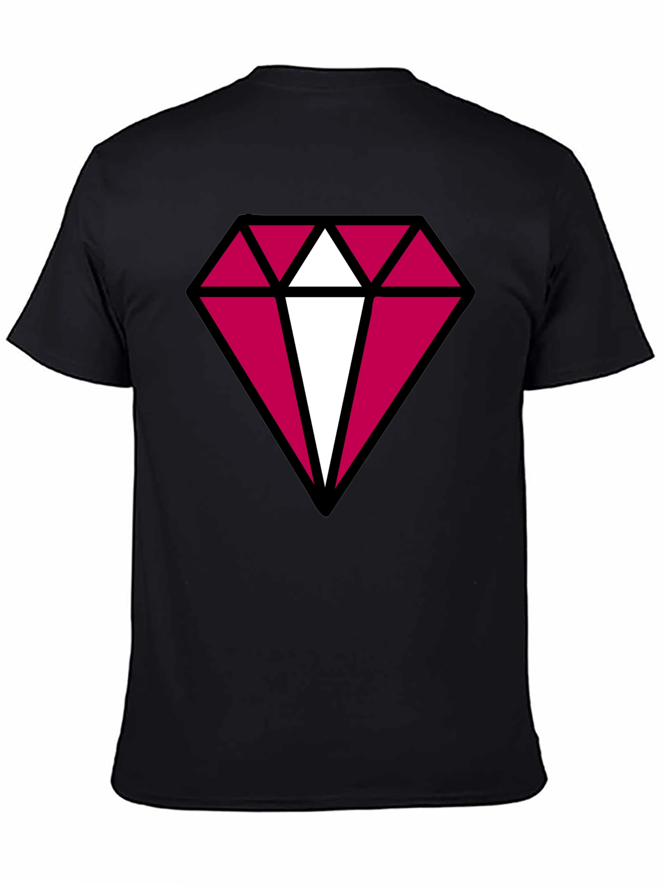 Diamond Graphic Black T-Shirt