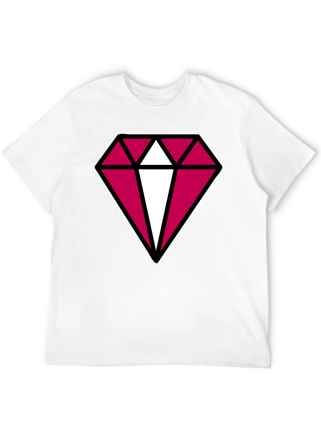 Diamond Graphic Black T-Shirt