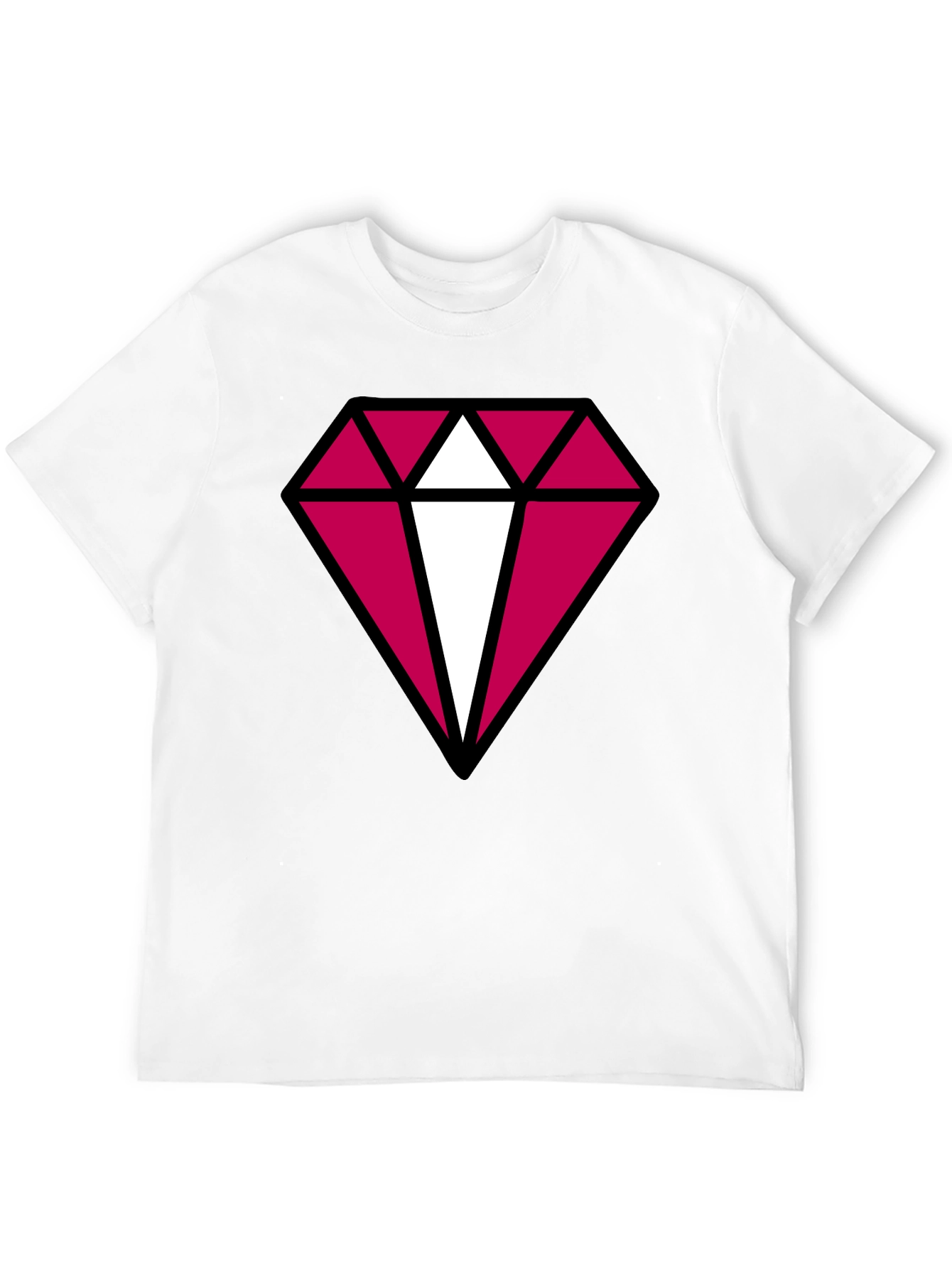 Diamond Graphic Black T-Shirt