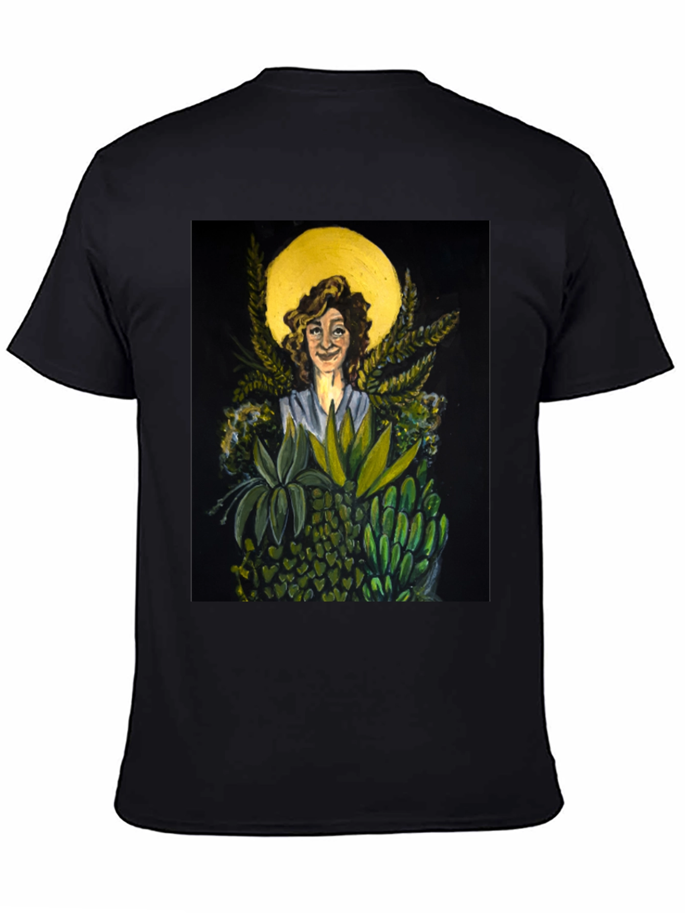Nature Goddess Graphic Tee - Unique Art T-Shirt