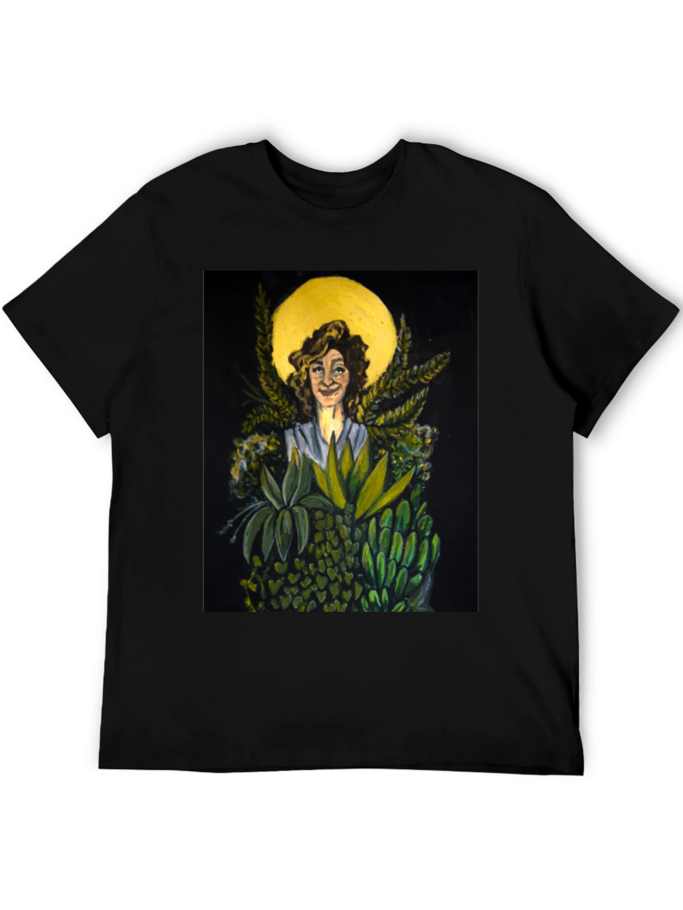 Nature Goddess Graphic Tee - Unique Art T-Shirt