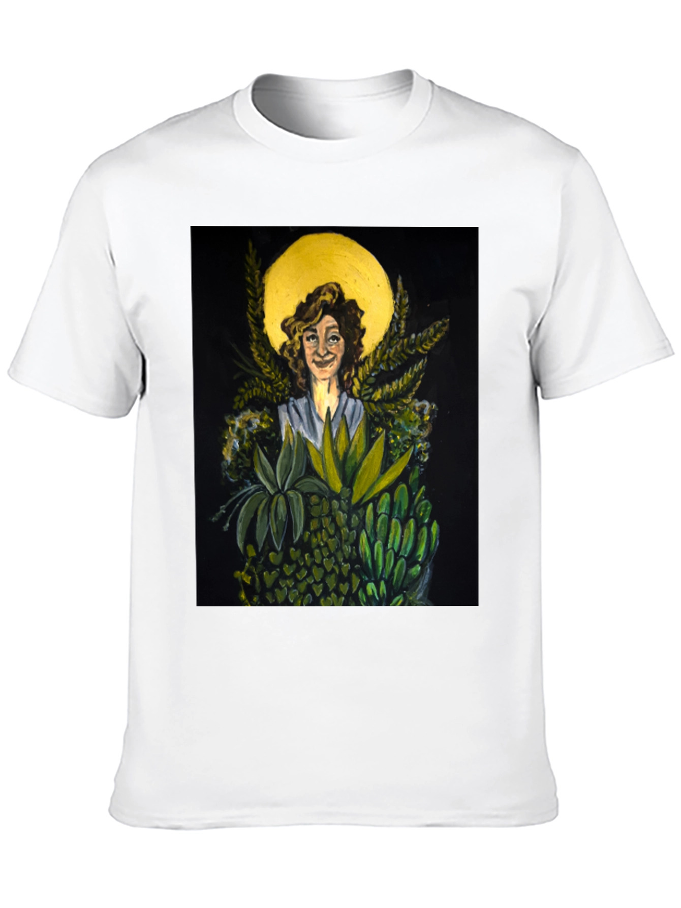Nature Goddess Graphic Tee - Unique Art T-Shirt