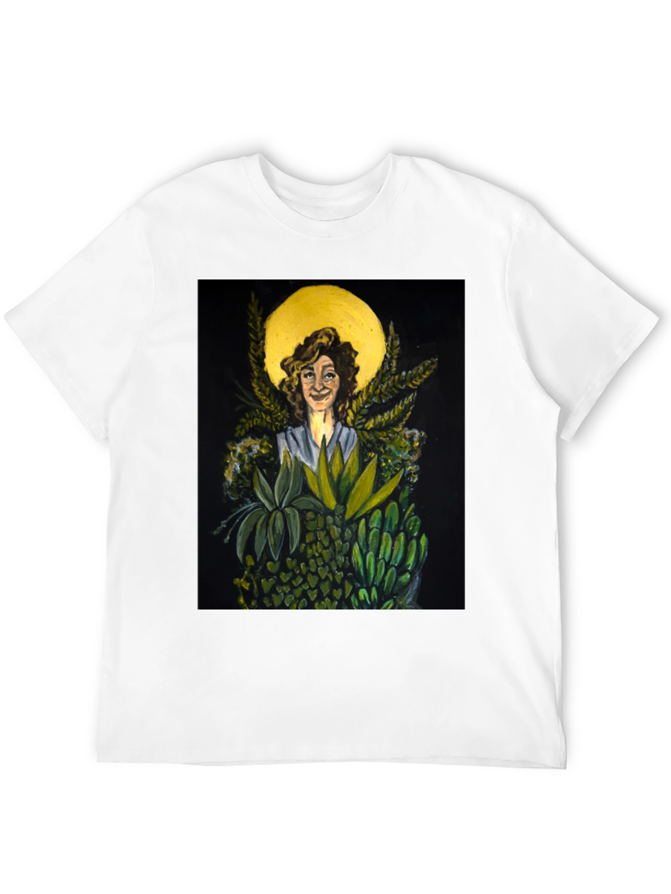Nature Goddess Graphic Tee - Unique Art T-Shirt