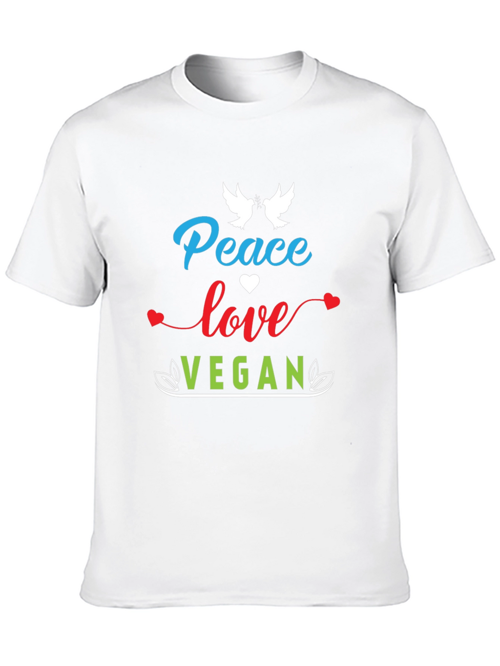 Peace Love Vegan Graphic Tee