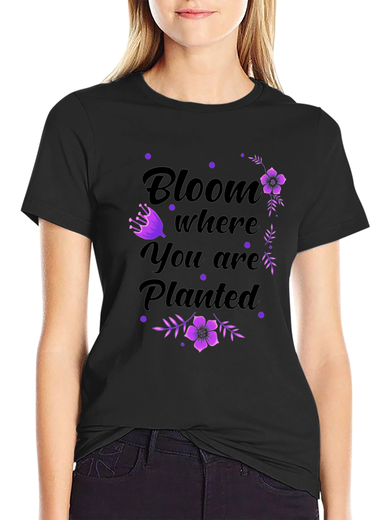 Bloom Where You Are Planted Graphic Tee