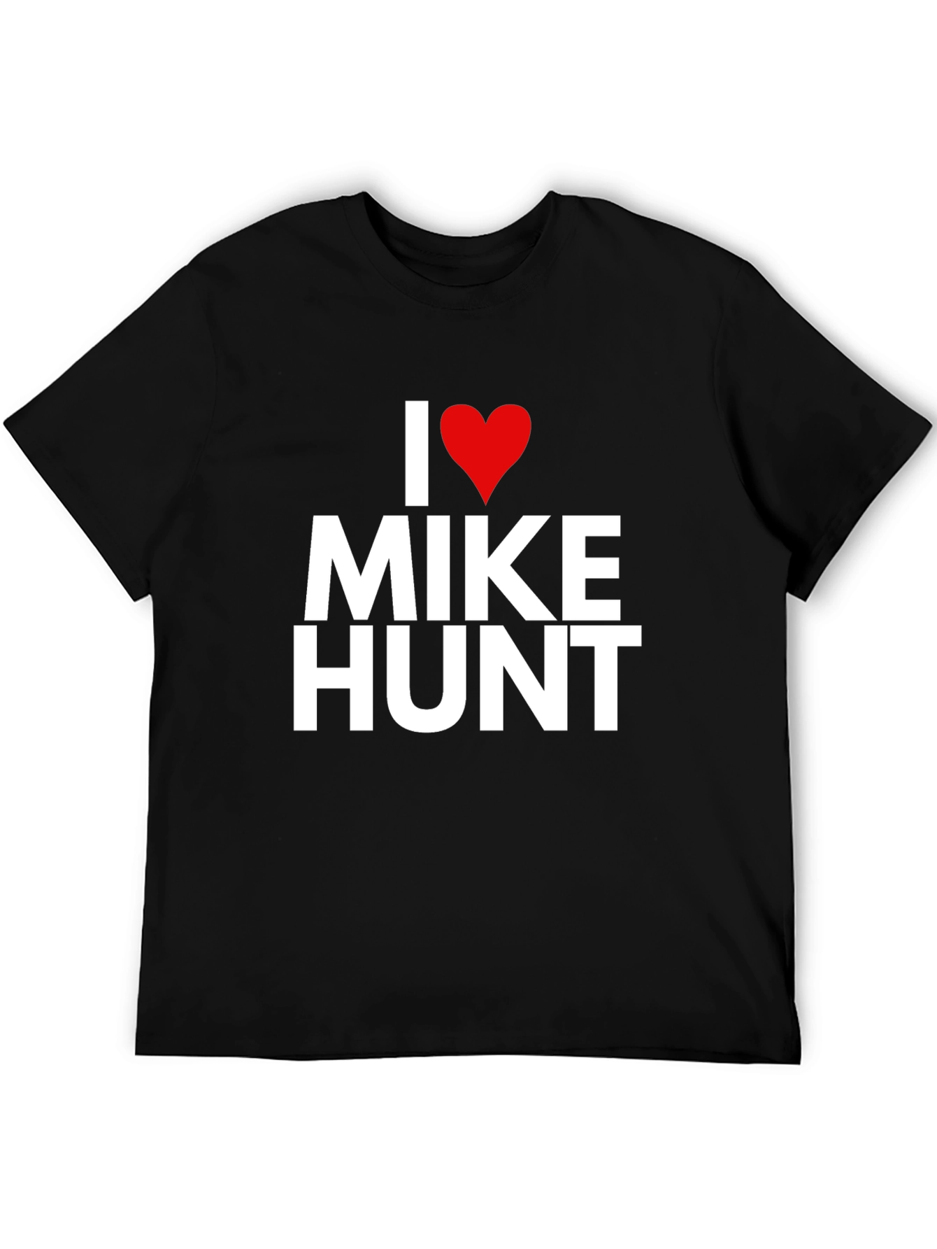 I Heart Mike Hunt Graphic Tee - Black T-Shirt