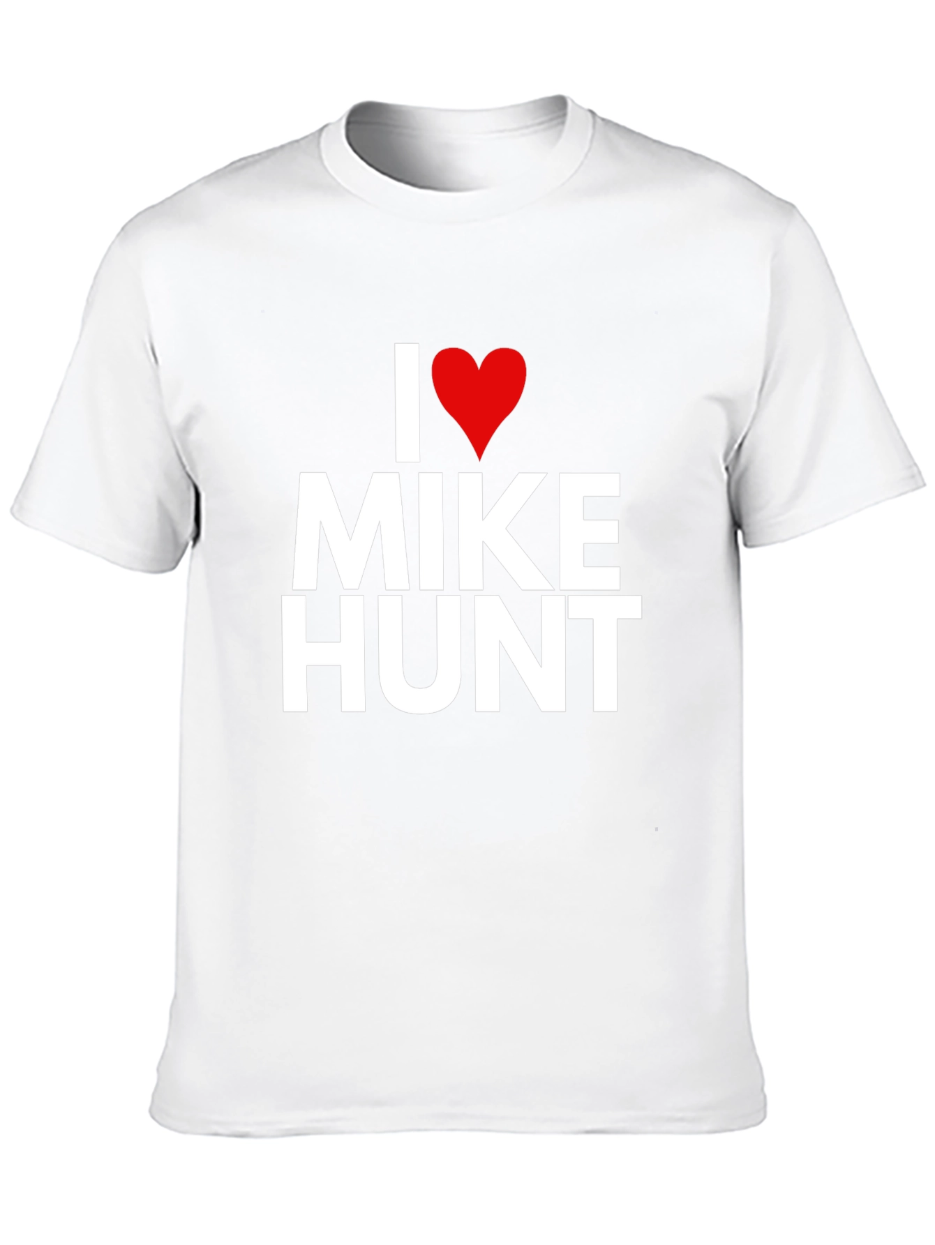 I Heart Mike Hunt Graphic Tee - Black T-Shirt