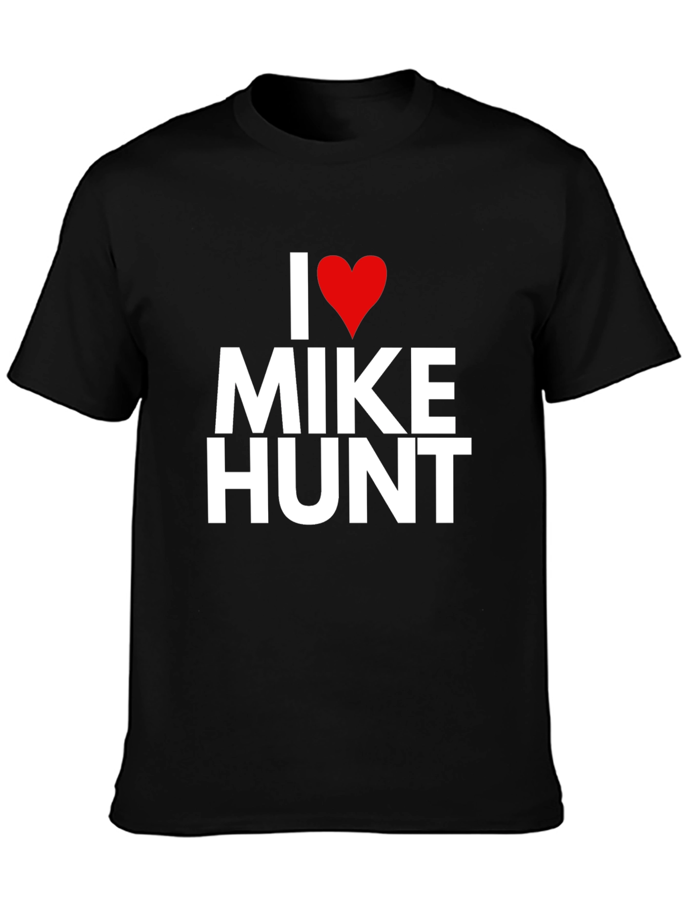 I Heart Mike Hunt Graphic Tee - Black T-Shirt