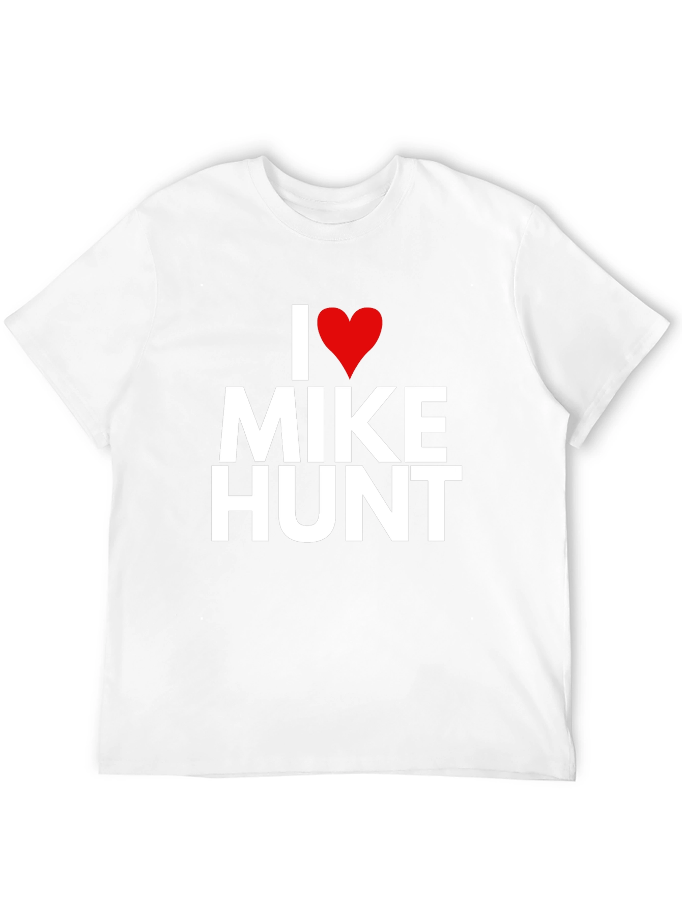I Heart Mike Hunt Graphic Tee - Black T-Shirt