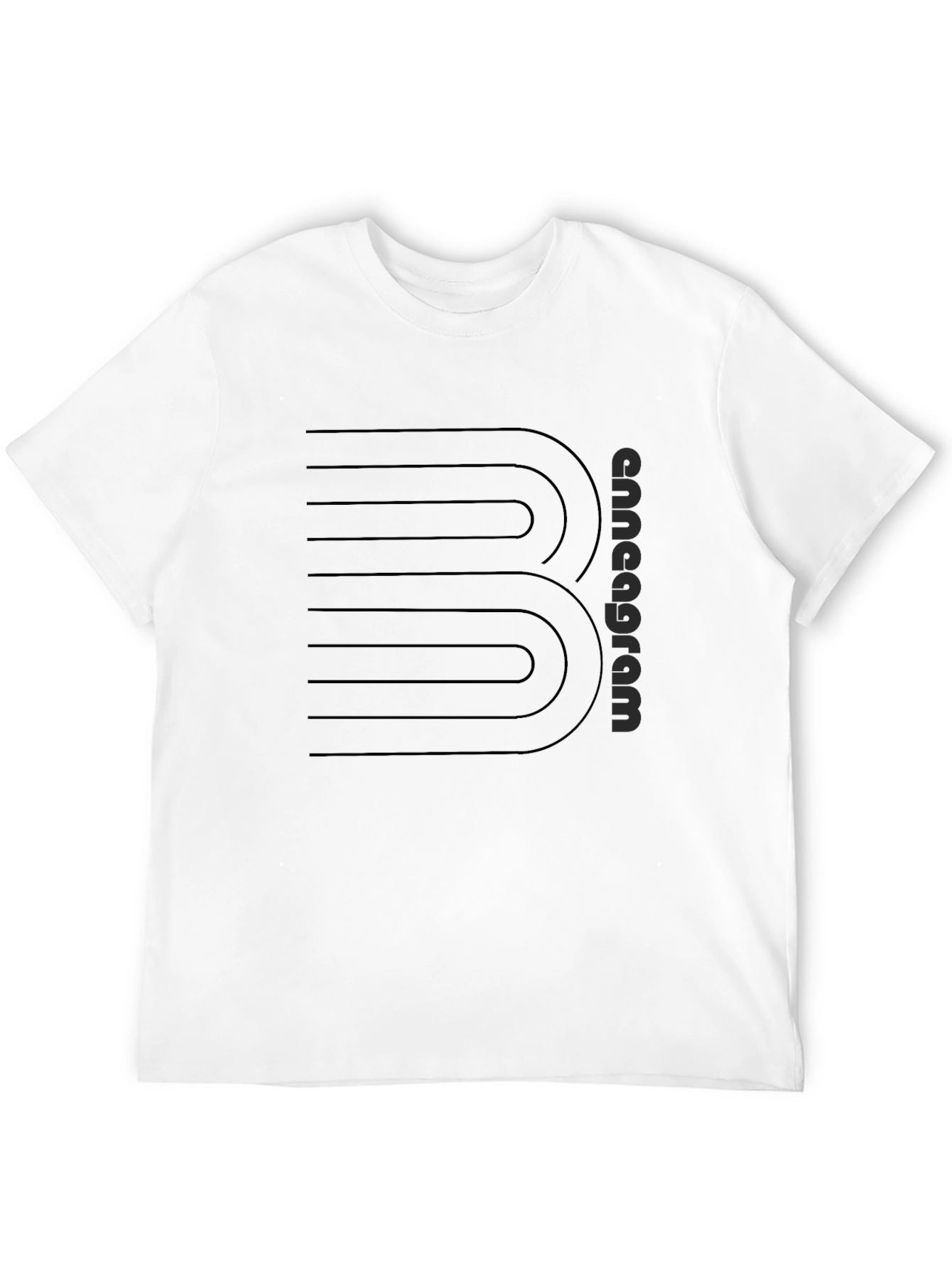 Enneagram Graphic T-Shirt - Black